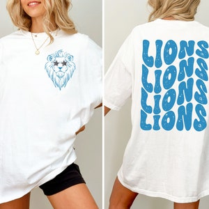 Comfort Colors Lions Shirt, Lions Mascot Shirt