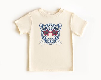 Chemise Jaguars bleue et rouge pour enfants