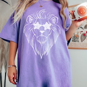 Comfort Colors Lions Shirt, Lions Mascot Shirt, Unisex Tee Game Day Apparel - Etsy