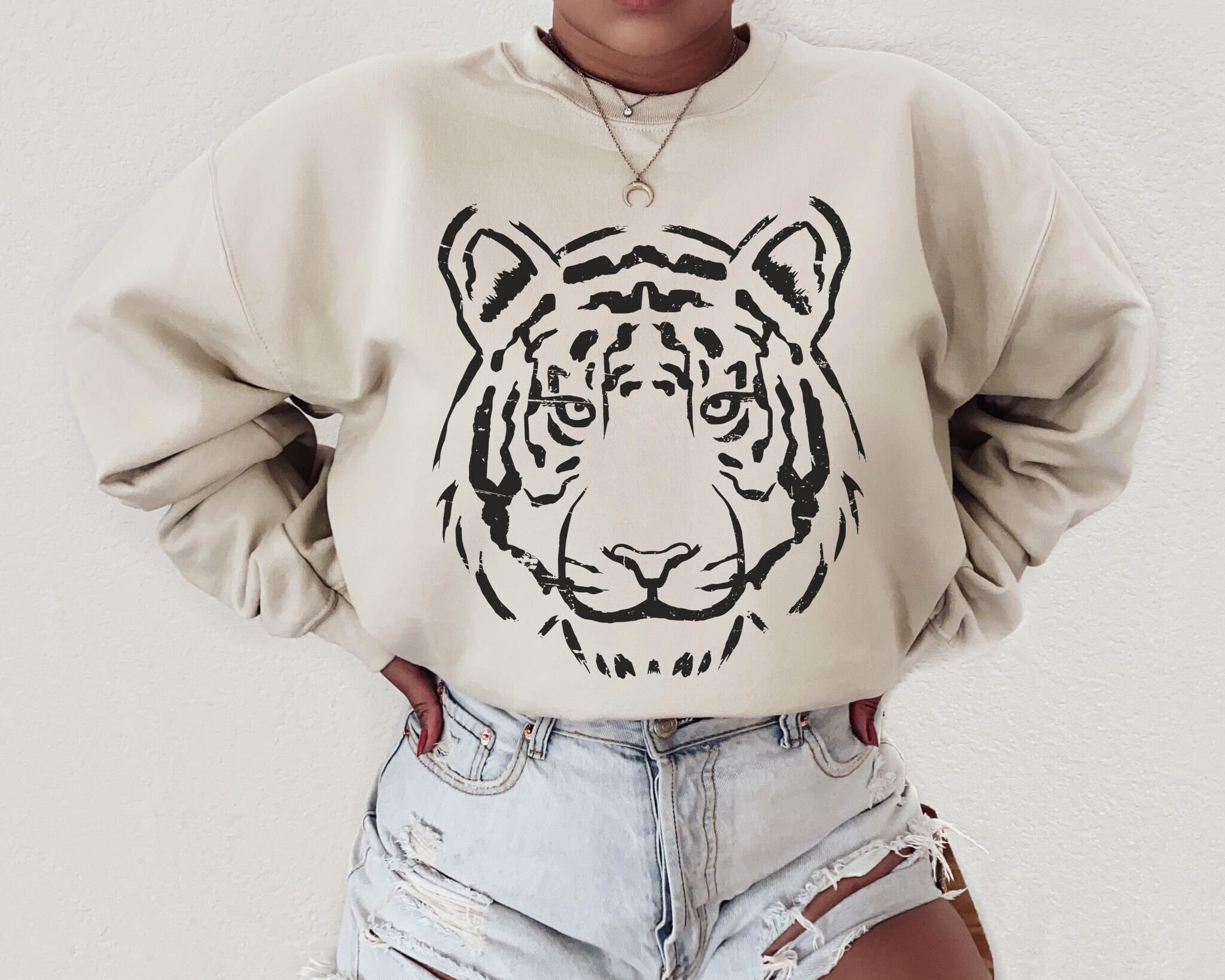 Tigers Sweatshirt, Tigers Mascot Sweatshirt, Tigers Shirt