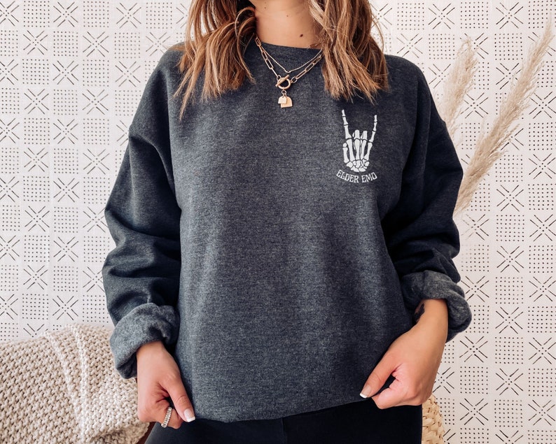 Elder Emo Sweatshirt, Elder Emo Shirt Dark Heather