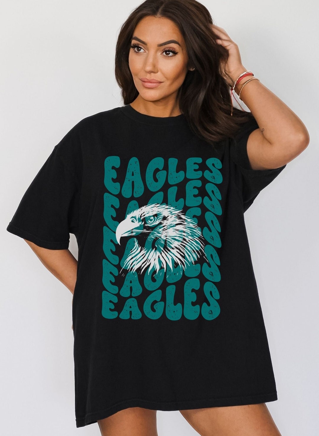 Comfort Colors Eagles Shirt Etsy