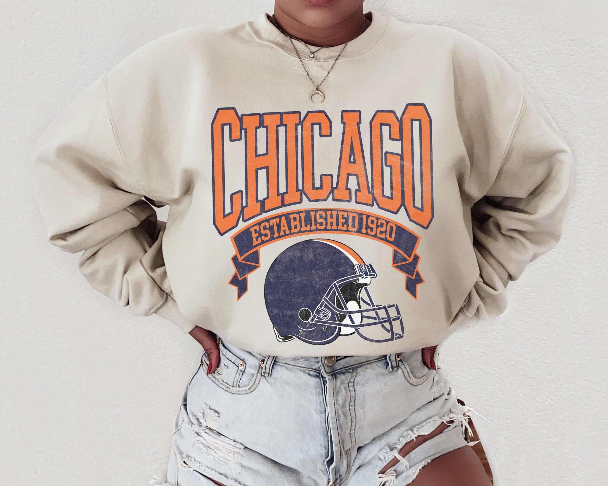 ★韓国人気★LOOKPLE★LOOK GRAPHY CHICAGO SWEATSHIRT CHICAGO Design Unisex Crewneck Sweatshirt – Langley Street