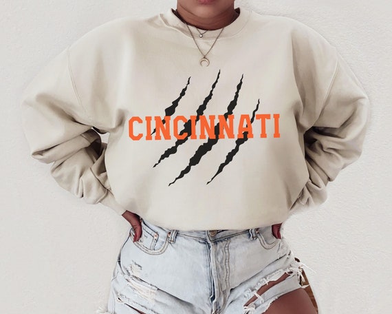 Cincinnati Sweatshirt Cincinnati Crewneck Cincinnati Football Shirt Cincinnati Fan Gift Unisex Crewneck Cincinnati Ohio Football Sweatshirt