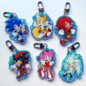 ソニック＆シャドウ [ アクリルキーホルダー ] - Etsy 日本