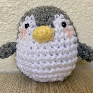 Crochet Plushie, Penguin, Stuffed Animal, Kawaii, Amigurumi