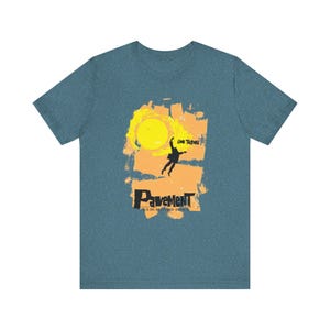 T-shirt unisexe à manches courtes en jersey de style rock indé et lo-fi