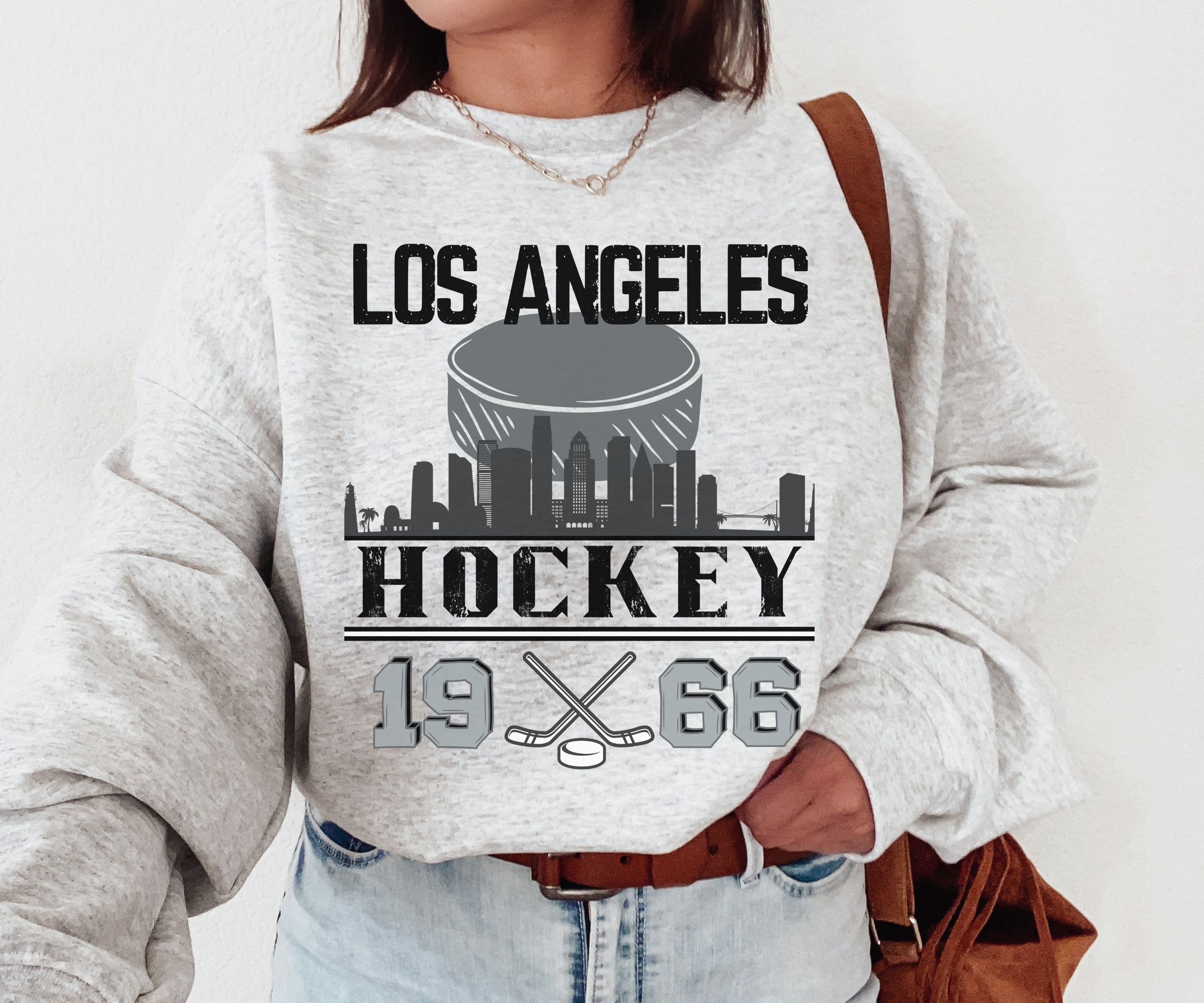 LA Kings Varsity Crewneck Sweatshirt  Vintage Kings Shirt, Los Angeles  Kings Sweater, LA Kings Hockey Pullover, Retro Los Angeles Hockey T  Designed & Sold By Tring Tee