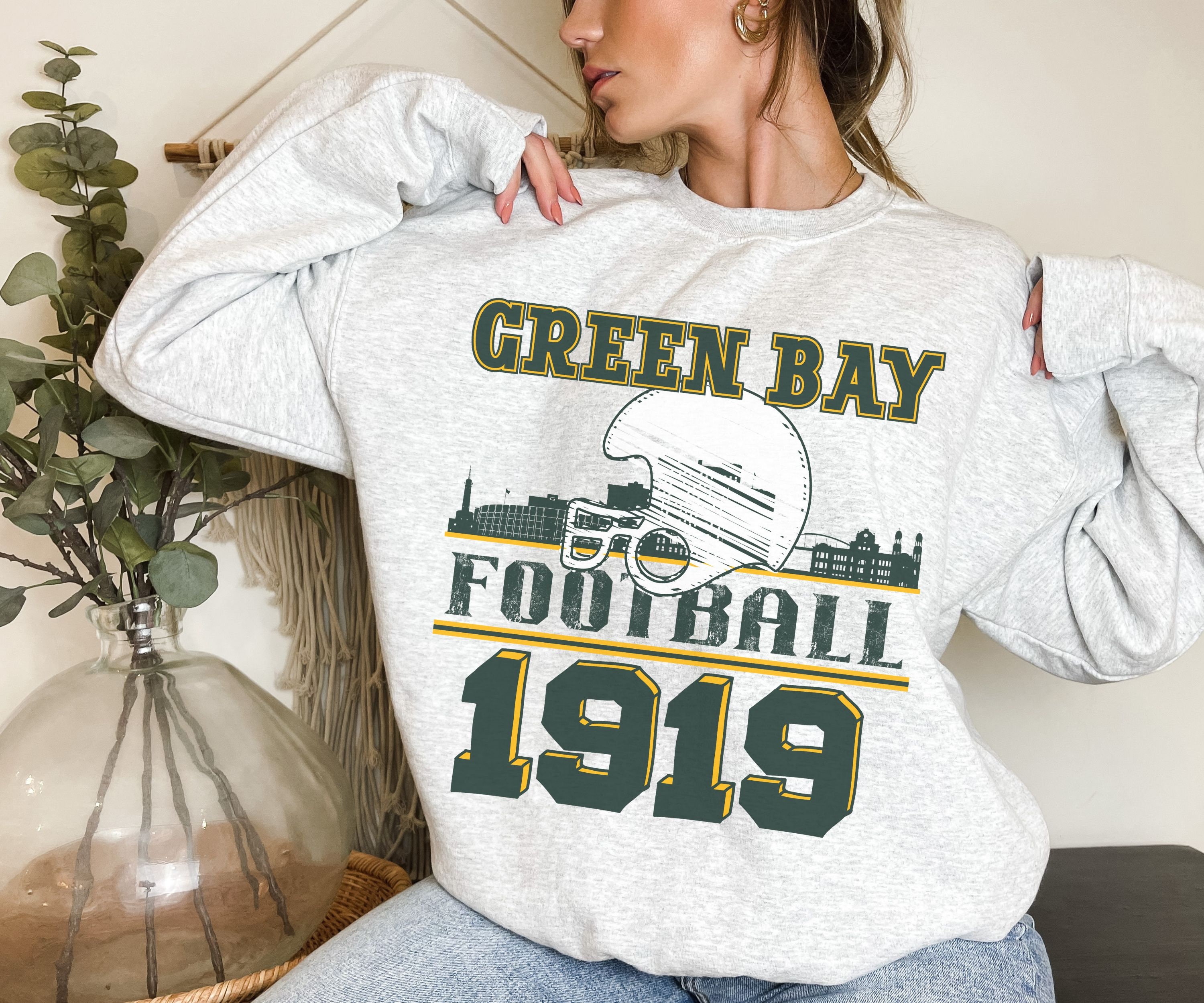 Green Bay Packers Vintage Crewneck - Etsy