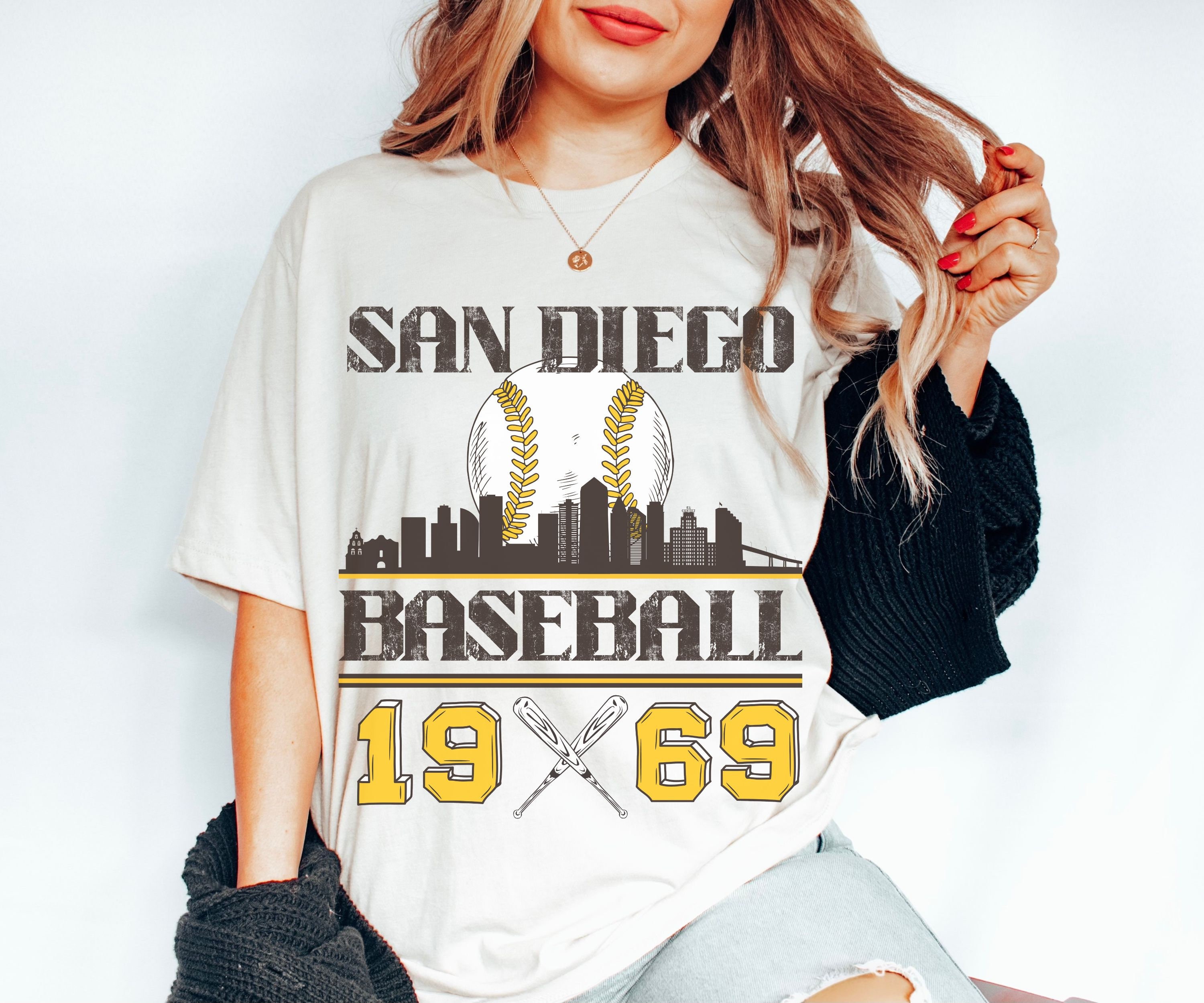  San Diego Padres 100% Cotton Crewneck Officially Licensed MLB  Jersey Adult Large Navy : Sports & Outdoors