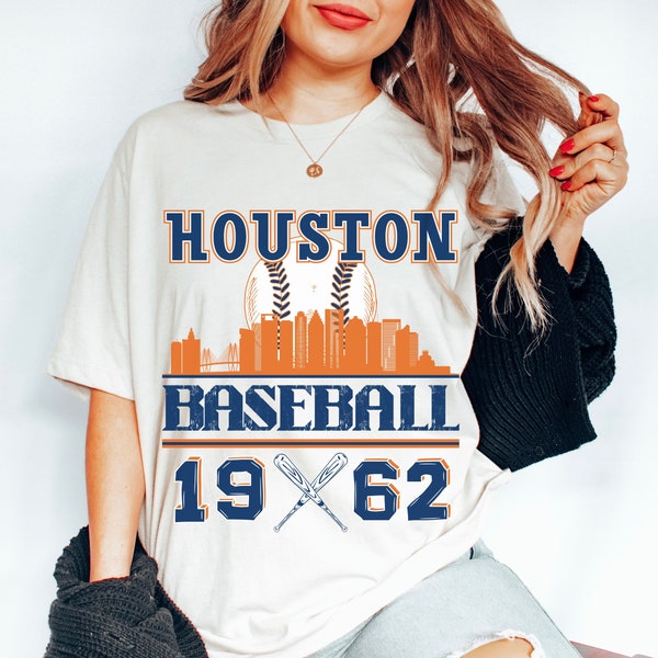 Vintage Houston Baseball T Shirt | Houston Baseball T Shirt | Retro T Shirt | Houston T Shirt | MLB Fan Gear | Astro Shirt Cute | Vintage