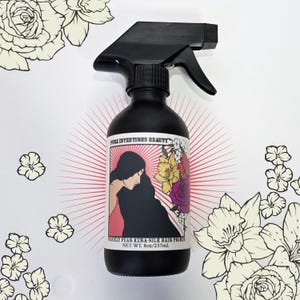 Hair Primer Prickly Pear + Silk Aminos | Moisturize, Strengthen, Volume and Shine | Detangle, all Hair Types | Vegan, Cruelty-free Handmade