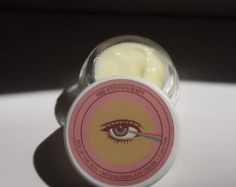 Eye Cream for Dark Circles | Youthful Under eyes | Eye of the Sun | Coffee oil, Avocado oil, Custard Apple oil, Carrot oil | Handmade, Vegan