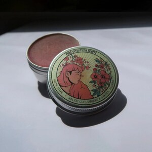 Sakura Glow Bundle | Gifts for Her | Eye cream + Cleansing Balm + Solid Serum + Oil Serum | Cherry Blossom & Cloudberry |Vegan+Cruelty-free image 2