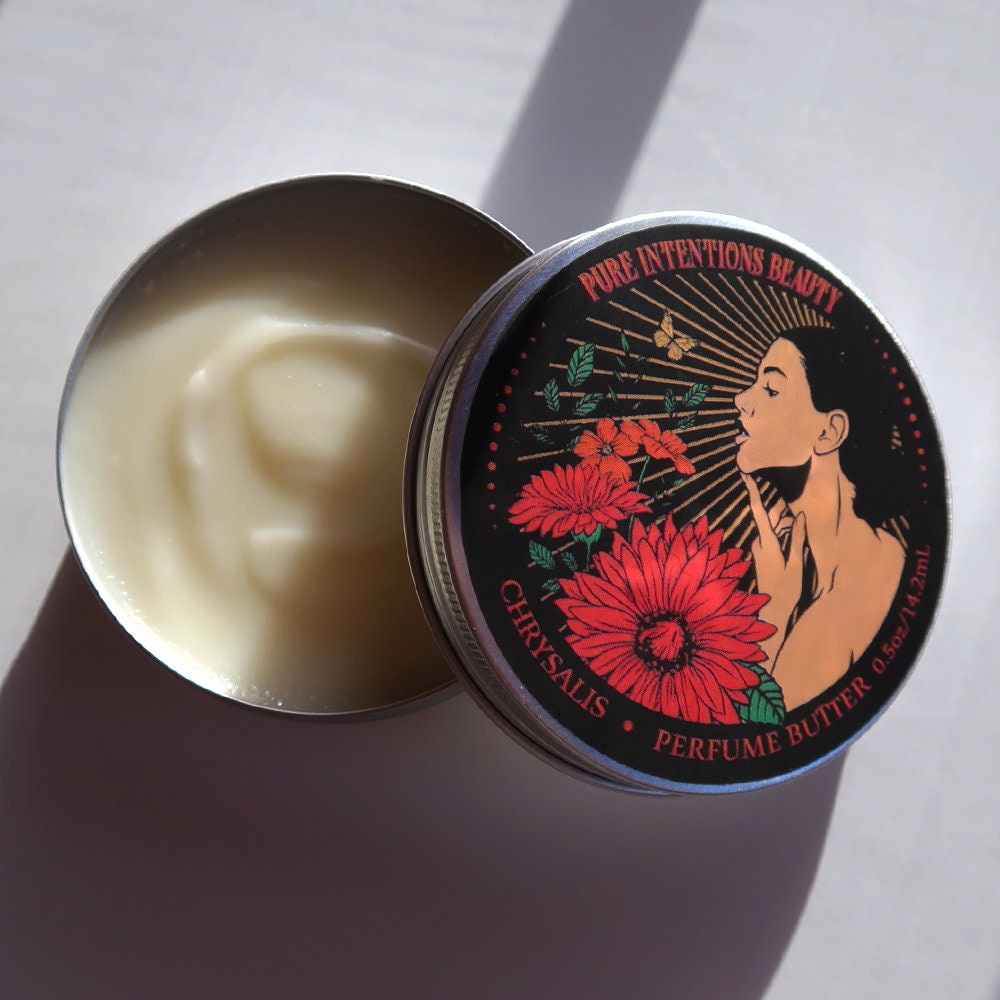 CHRYSALIS Solid Perfume Butter "Chrysalis" - Fine Fragrance - Natural Perfumed Hydrating Body Butter | Handmade, Vegan & Synthetic-free