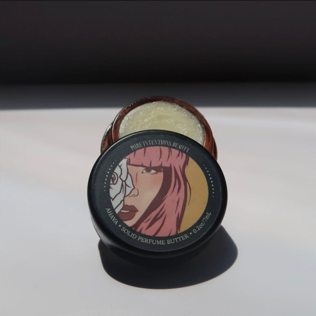 Solid Perfume AHAVA Allnatural Fine Fragrance Handmade, Vegan, Cruelty