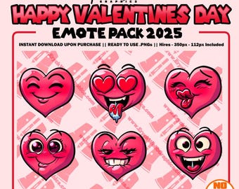 Happy Valentines Day Emotes Pack 2025
