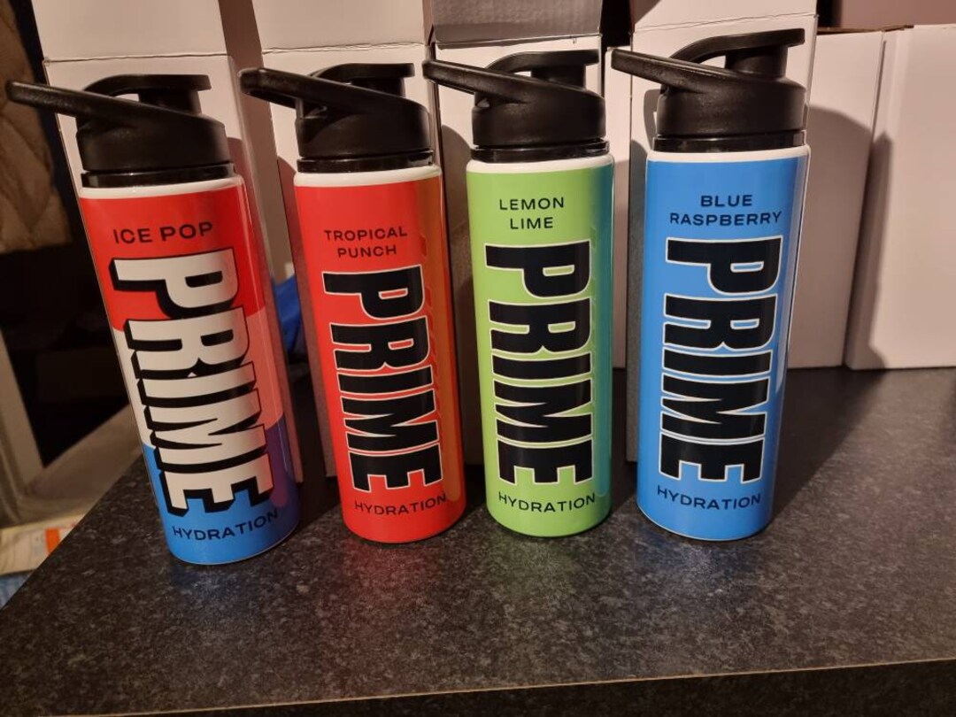 PRIME Glowberry 600ml Metal Water Bottle - Hydration With Style, Personalizable