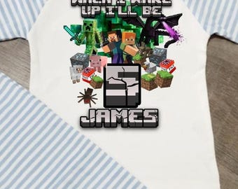 Blue birthday pyjamas