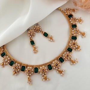 NS696 - Kundan Polki Set main image 1