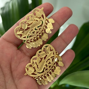 Punjabi traditionele punjabi-haarspelden/punjabi-haaraccessoires/gouden haarspelden/traditionele punjabi-sieraden/indische haaraccessoires/pimp