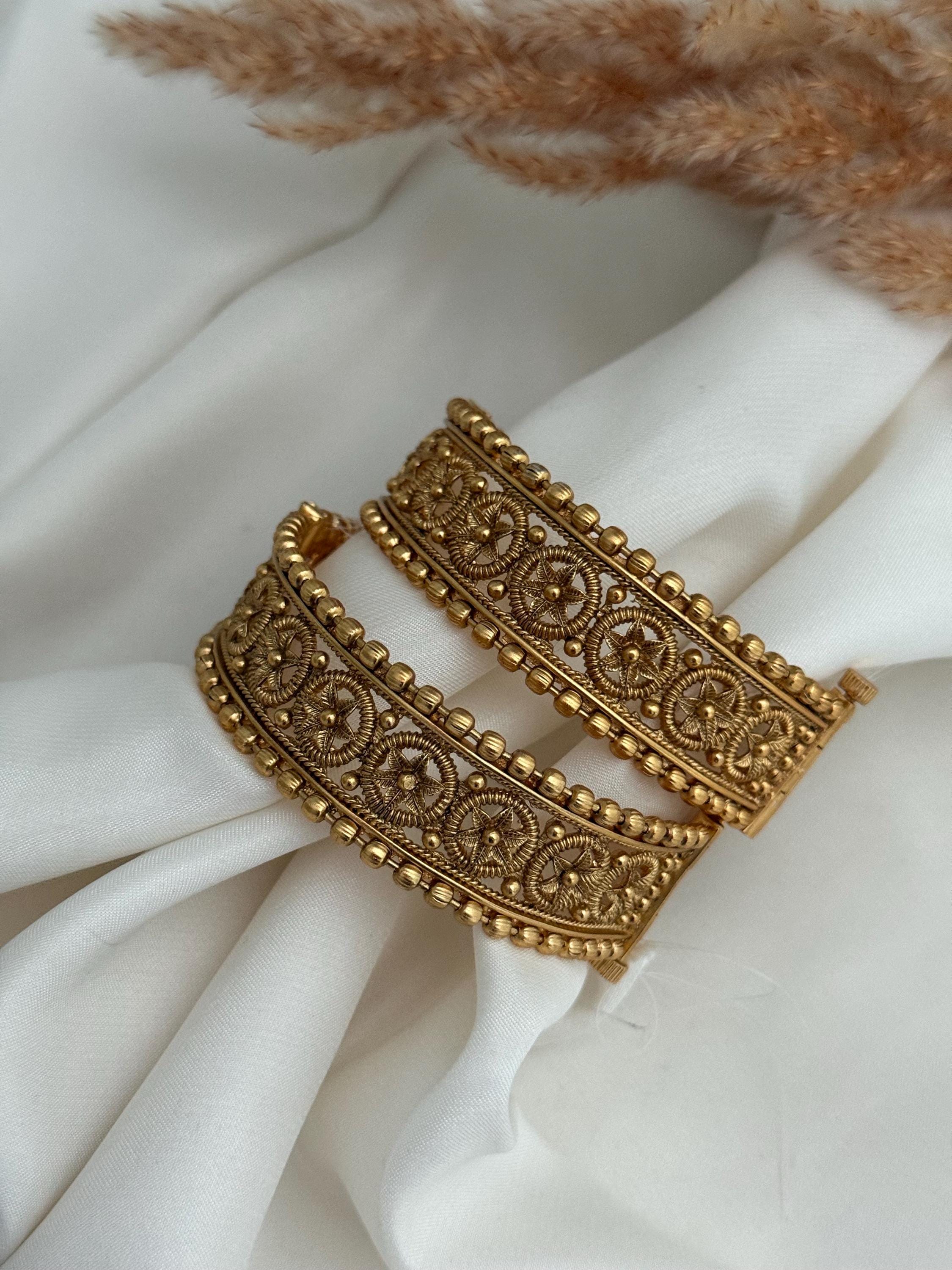Gold Imitation Bangles Screw Kade /indian Bangles/punjabi Bangles