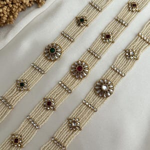 Kundan sheeshphool mathapatti/kundan mathapatti tikka sheeshphool/kundan hair accessories/kundan head band sheeshpatti matha patti indian