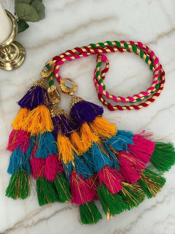 Paranda Traditional Punjabi Multicolor Indian Hair  display picture 3