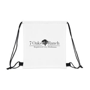 Outdoor Drawstring Bag | 7 Oaks Ranch | Drawstring Backpack | White