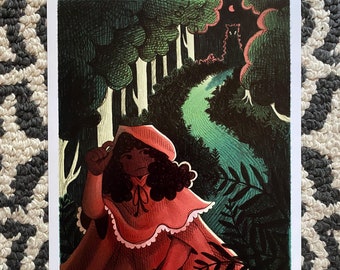 LITTLE RED - 8 x 10 Art Print
