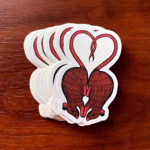 RAT LOVE - Vinyl Sticker