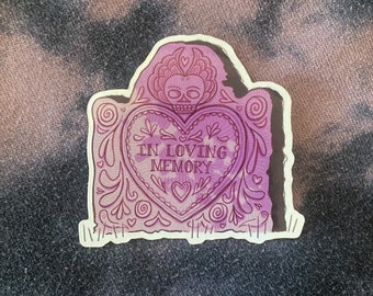 IN LOVING MEMORY - Vinyl Sticker