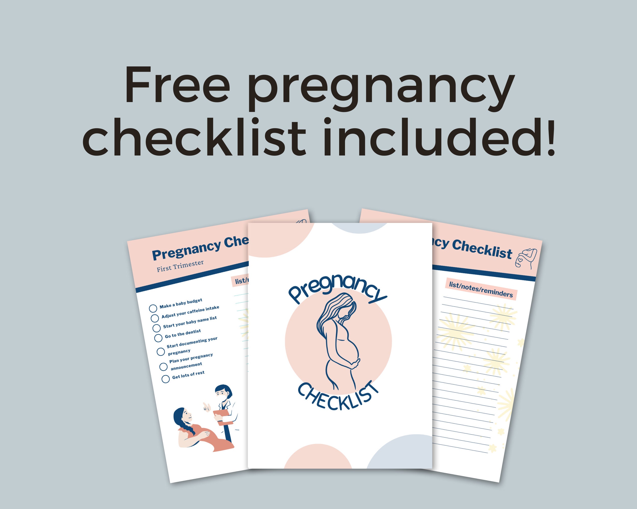 Editable Birth Plan Template, Visual Birth Plan, Pregnancy Planner ...