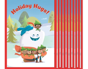 Yeti and Elves Holiday Cards [Set of 10]