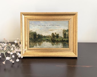 Christian Scripture Framed Print: Inspirational Faith Gift