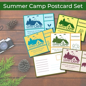 Summer Camp Postkarten Set