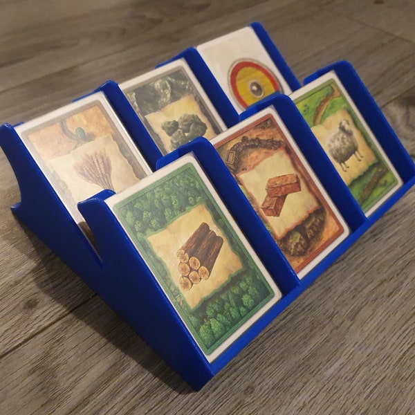 Settlers of catan 3D card holder