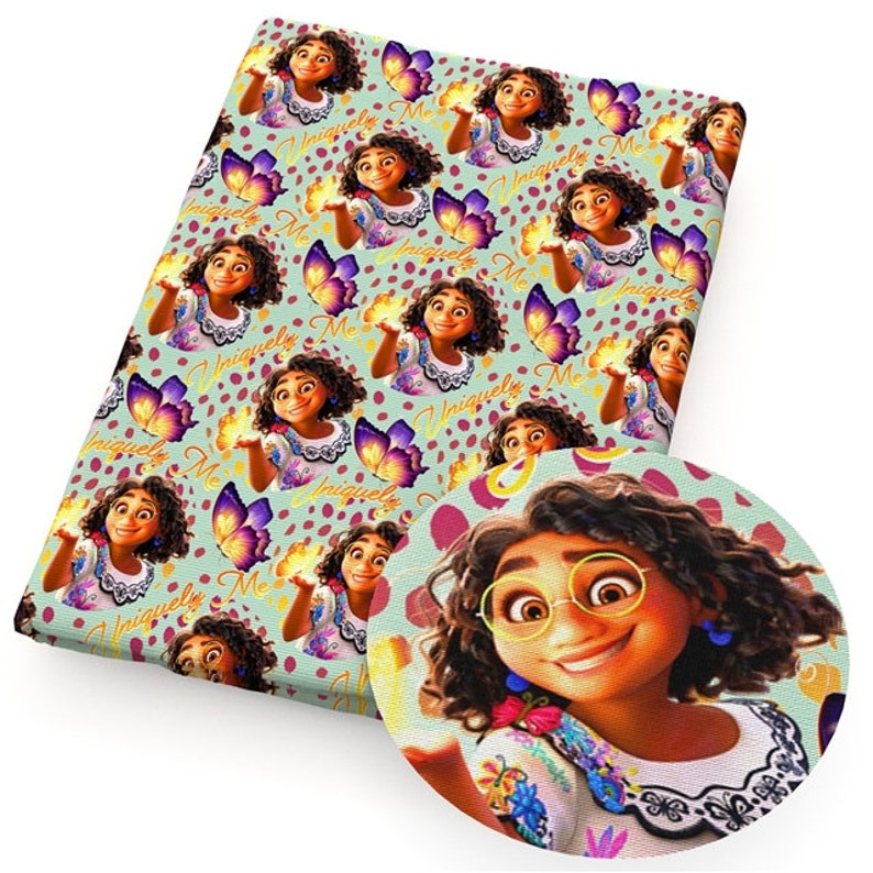 18x10 Encanto Fabric 100 Cotton Fabric Remnant Disney Cars Etsy