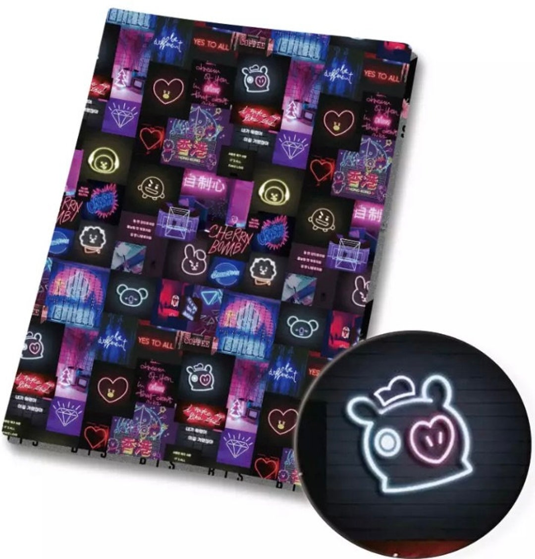 Bts Fabric 100 Cotton Fabric by the Yard Bangtan Boys Kpop Etsy