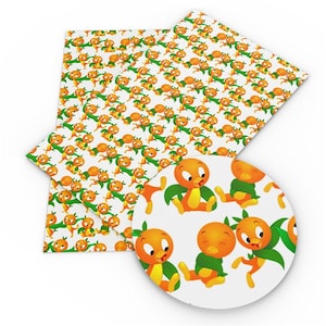 18x10" Disney Orange Bird Fabric 100% cotton fabric remnant Epcot Bird Disney Parks Collage