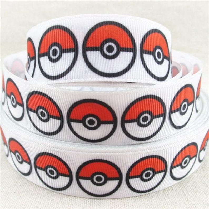 Large Ribbon Pokeball Pokemon Ball Ribbon 1