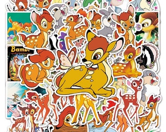 Disney Bambi Sticker Packs | Thumper Flower | Water Resistant | Disney Stickers | Laptop Sticker | Water Bottles | Decals Many Uses