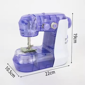Máquina de coser portátil - Máquina de coser para niños o adultos - Máquina de coser a batería