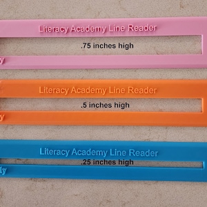 Line Reader - Personalized Reading Aid For Dyslexia and ADHD - Reading Guide - Reading Gauge - Visual Tracking Aid - Adult Reading Aid
