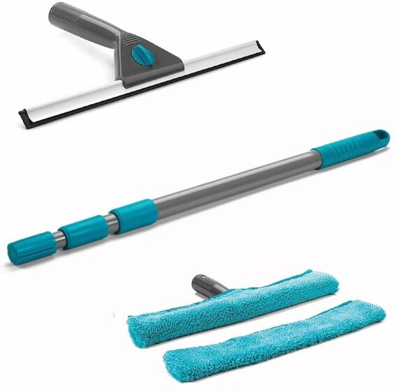 Telescopic Window Cleaning Kit EXTENDABLE HANDLE Washing Wiper Etsy