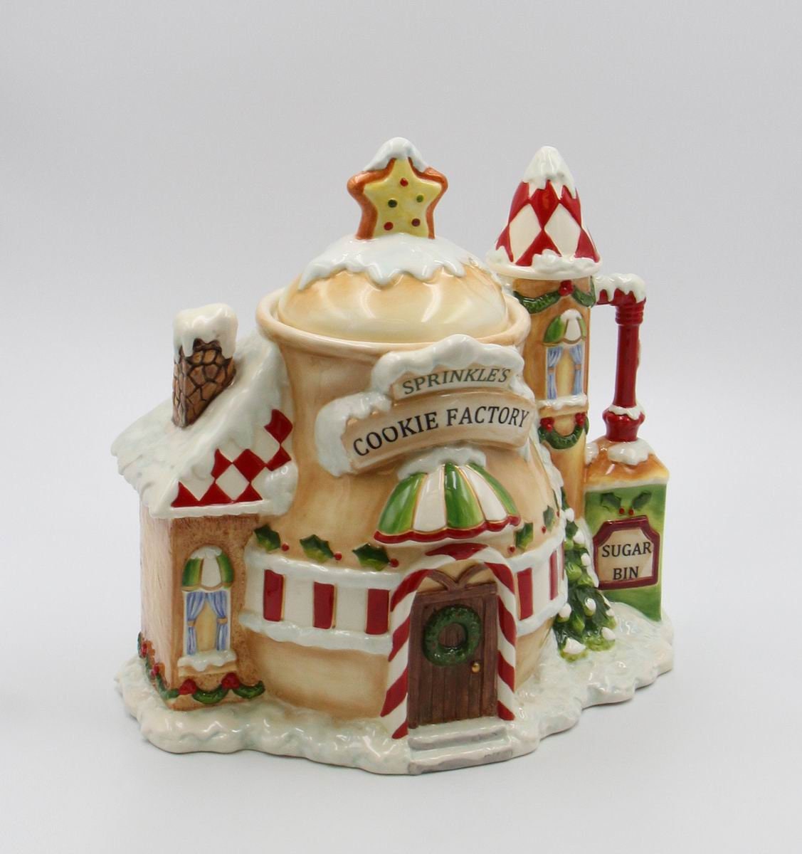 Santa's Bakery Cookie Jar Etsy