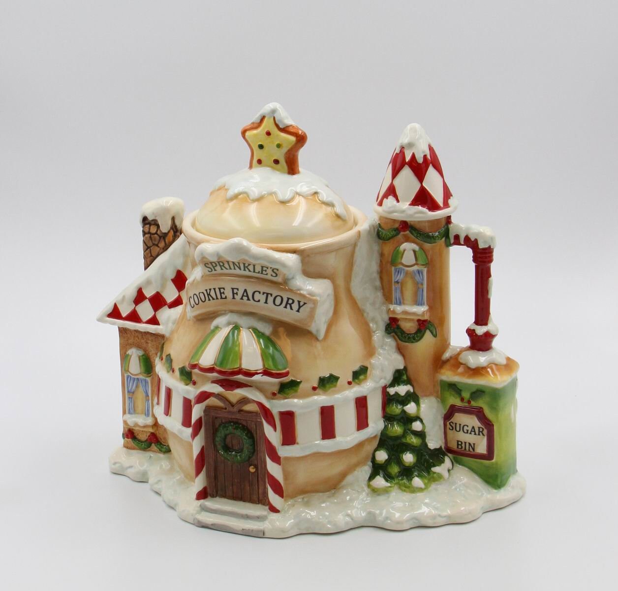 Santa's Bakery Cookie Jar Etsy