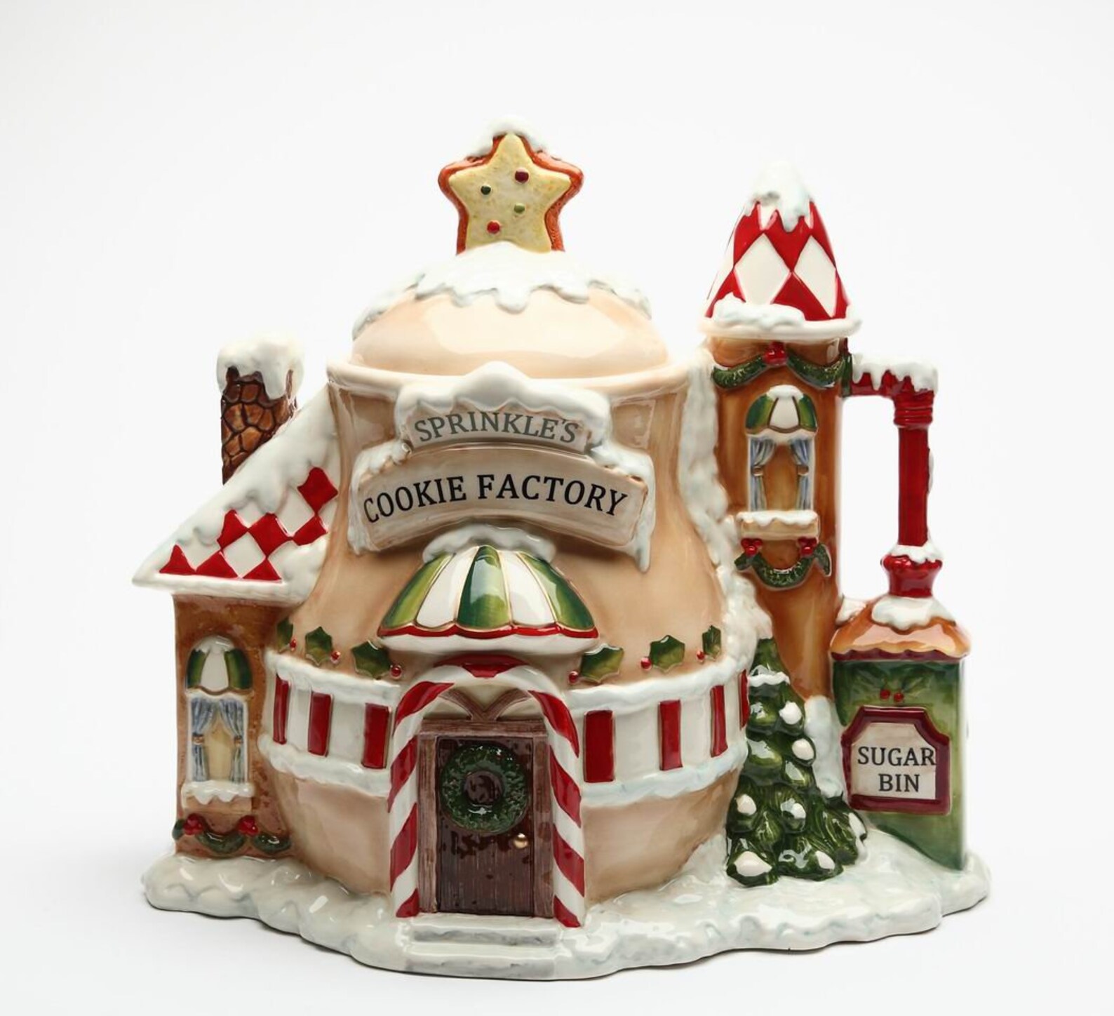Santa's Bakery Cookie Jar Etsy