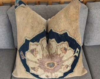 26x26 スロー ヴィンテージ オリエンタル クッションカバー：トルコ