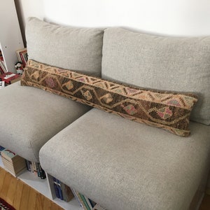 8x48 Long Pillow For Bed , Extra Long Pillow , Lumbar Throw Pillow , Boho Pillow For Bed , Long Lumbar Pillow , 8.3x47.2 Inches